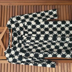 Y2K Black and White Dress